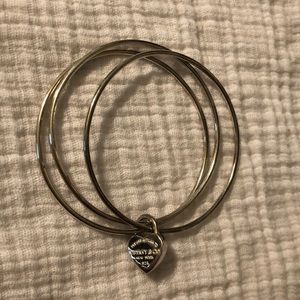 Please Return to Tiffany & Co silver bangle set